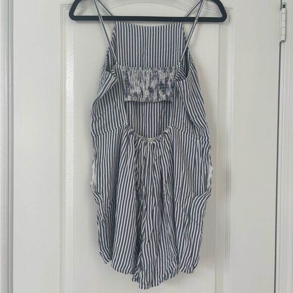 Abercrombie & Fitch Navy and White Striped Romper - medium - Picture 2 of 3